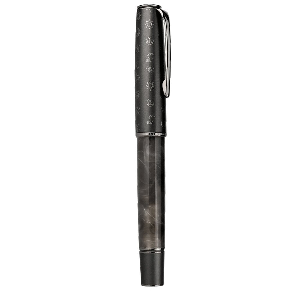 Hongdian, Fountain Pen - N7 Piston Series GREY. - SCOOBOO - N7GRF - Fountain Pen