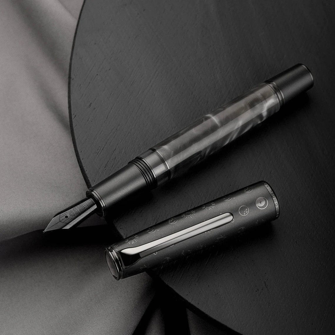 Hongdian, Fountain Pen - N7 Piston Series GREY. - SCOOBOO - N7GRF - Fountain Pen