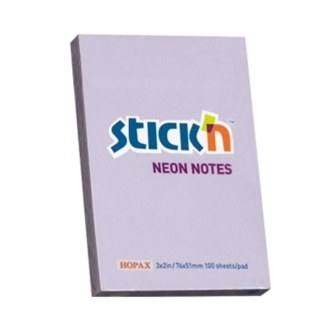 Hopax Neon Sticky Notes - SCOOBOO - 21210 - Sticky Notes