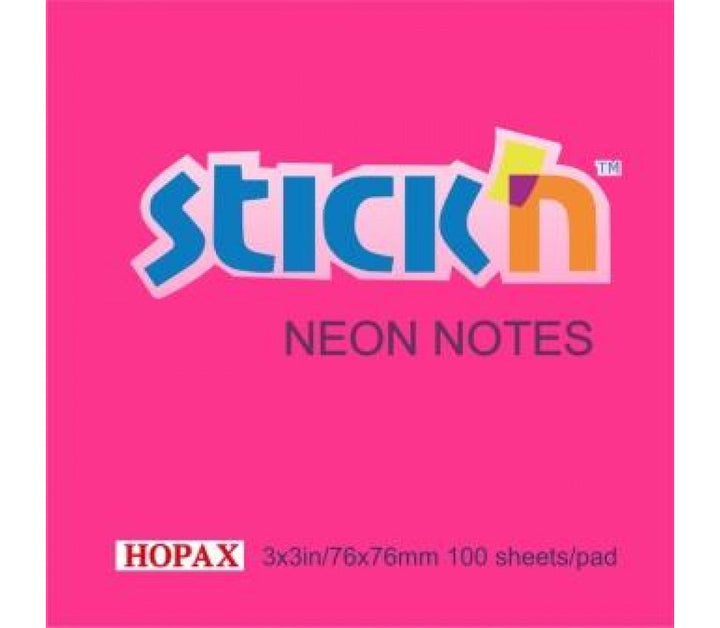 Hopax Neon Sticky Notes - SCOOBOO - 21165 - Sticky Notes