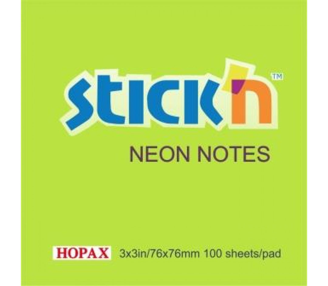 Hopax Neon Sticky Notes - SCOOBOO - Sticky Notes