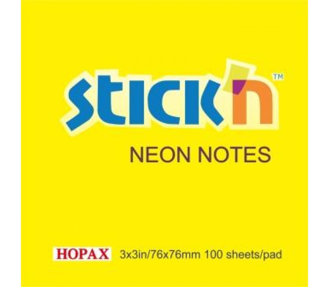 Hopax Neon Sticky Notes - SCOOBOO - Sticky Notes