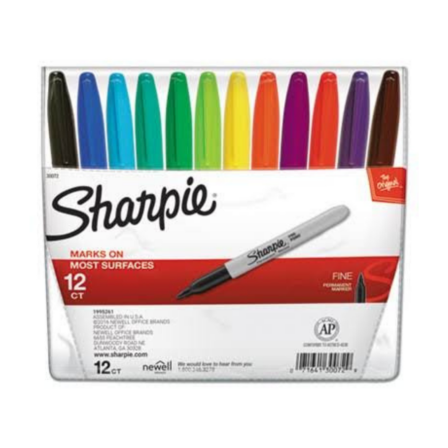 Sharpie Fine Point Permanent Marker - SCOOBOO - SAN30072 - White-Board & Permanent Markers