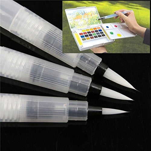 Brustro Aqua Squeeze Leak Proof Watercolor Brush Pen - SCOOBOO - BRAQSBR3 - Paint Brushes & Palette Knives