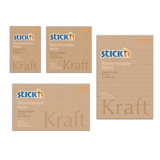 Hopax Stickn Repositional Notes - SCOOBOO - 21639 - Sticky Notes