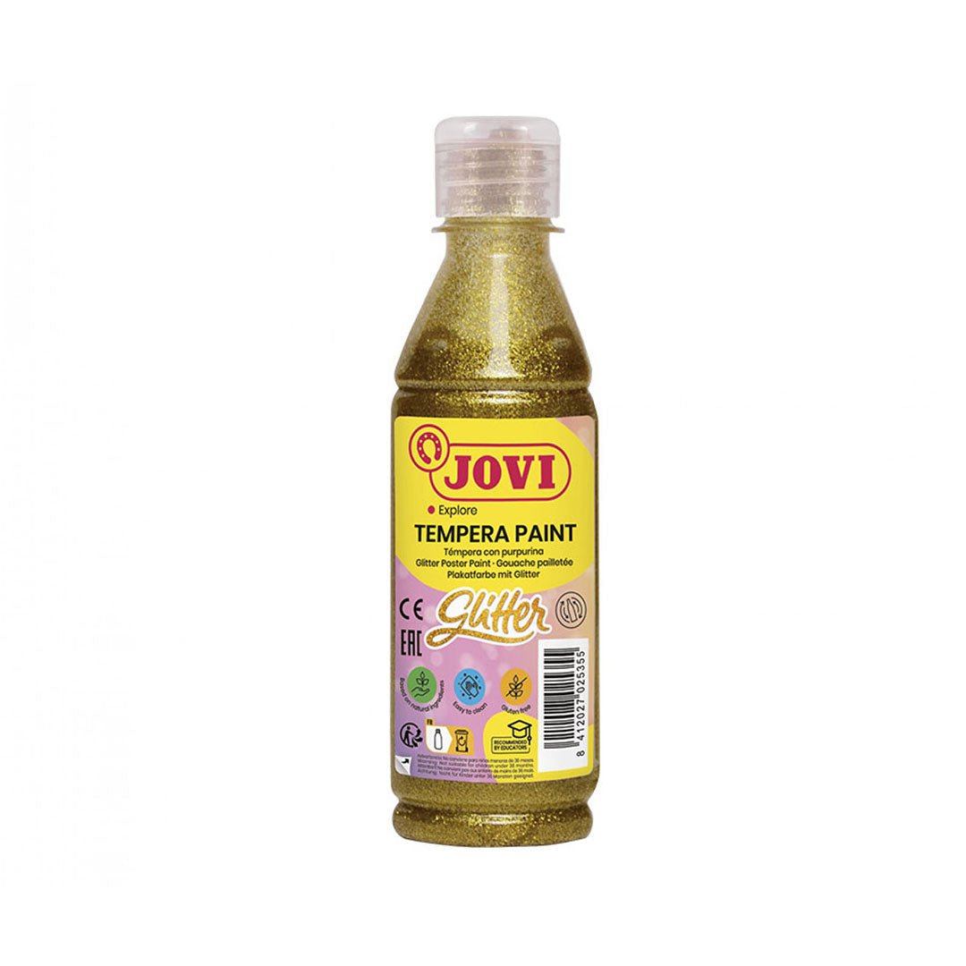 Jovi Glitter Liquid Poster Paint- 250ml - SCOOBOO - GPP-GOLD-51738 - Poster Paint