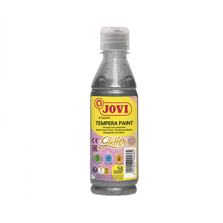 Jovi Glitter Liquid Poster Paint- 250ml - SCOOBOO - GPP-SILVER-51737 - Poster Paint