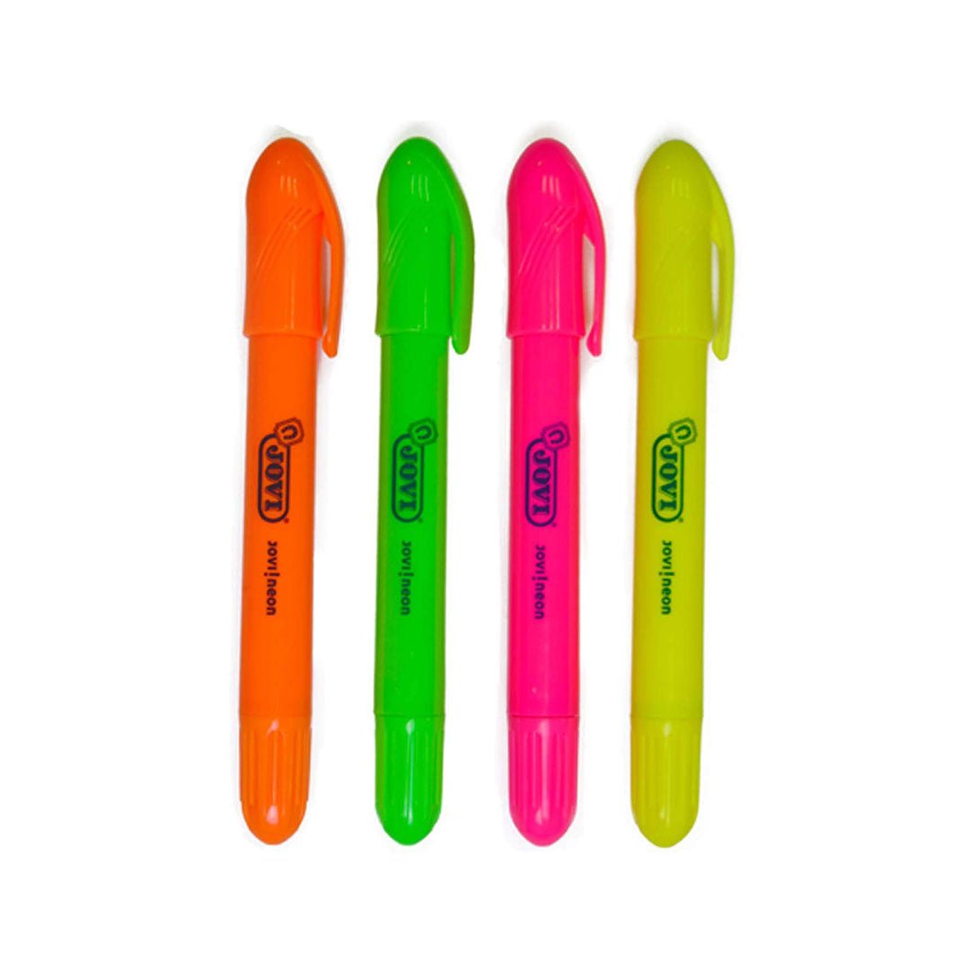 Jovi Highlighter Pack Of 4 Pcs - SCOOBOO - 1829-GREEN - Highlighters