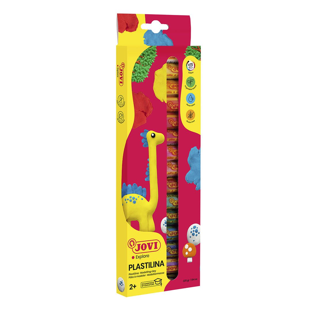 Jovi Modelling Clay 15 Colors Sticks - SCOOBOO - 90-15 - Modelling clay