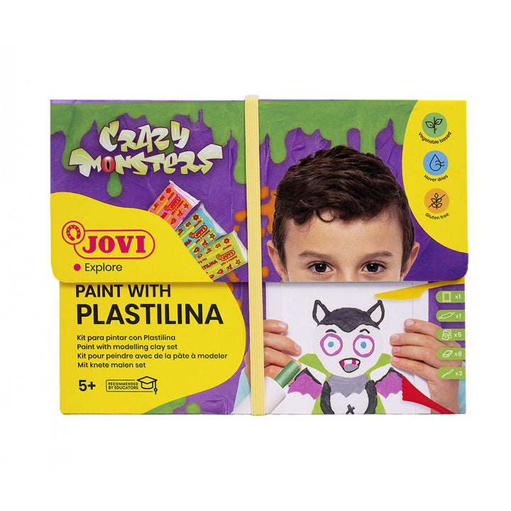Jovi Paint With Plastilina Crazy Monsters - SCOOBOO - 263CM - Clay