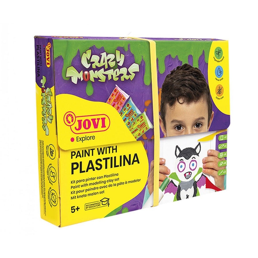 Jovi Paint With Plastilina Crazy Monsters - SCOOBOO - 263CM - Clay