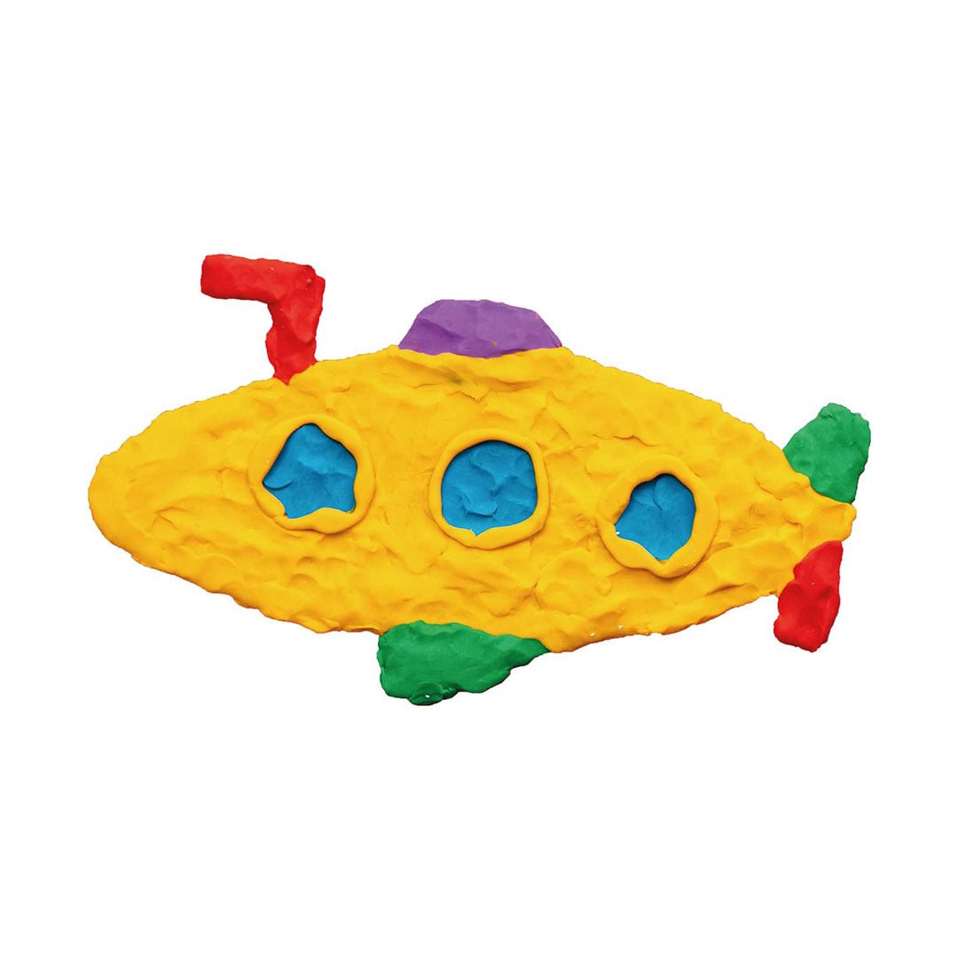 Jovi Plastilina Modelling Clay Blister 6 Bars + 3 Moulds + Moulds Tool - SCOOBOO - 158 - Clay
