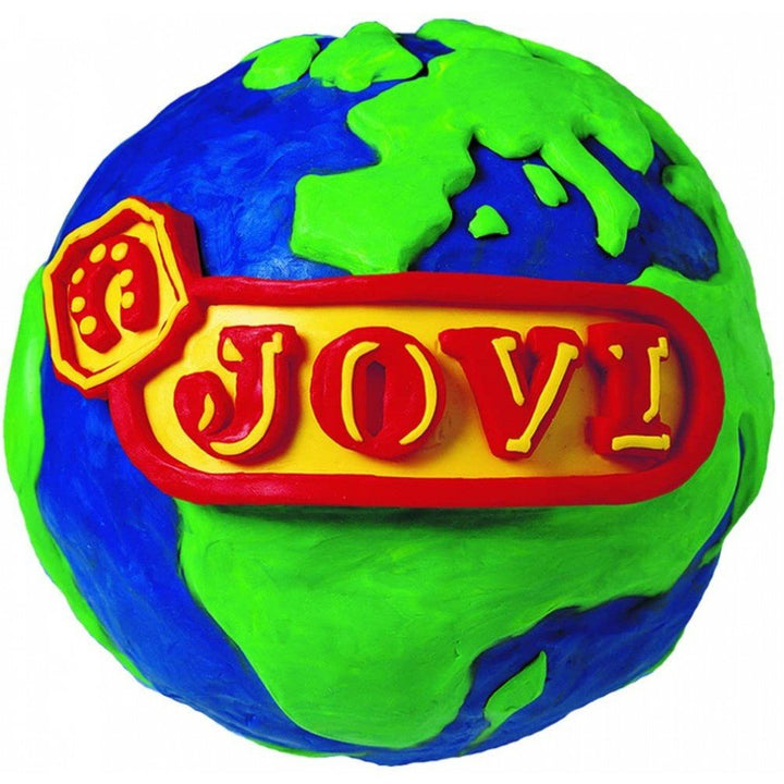 Jovi Plastilina Non-Drying Modelling Clay- Pack of 10 Bars - SCOOBOO - JOVI-CLAY-10PC-09-BROWN - Clay