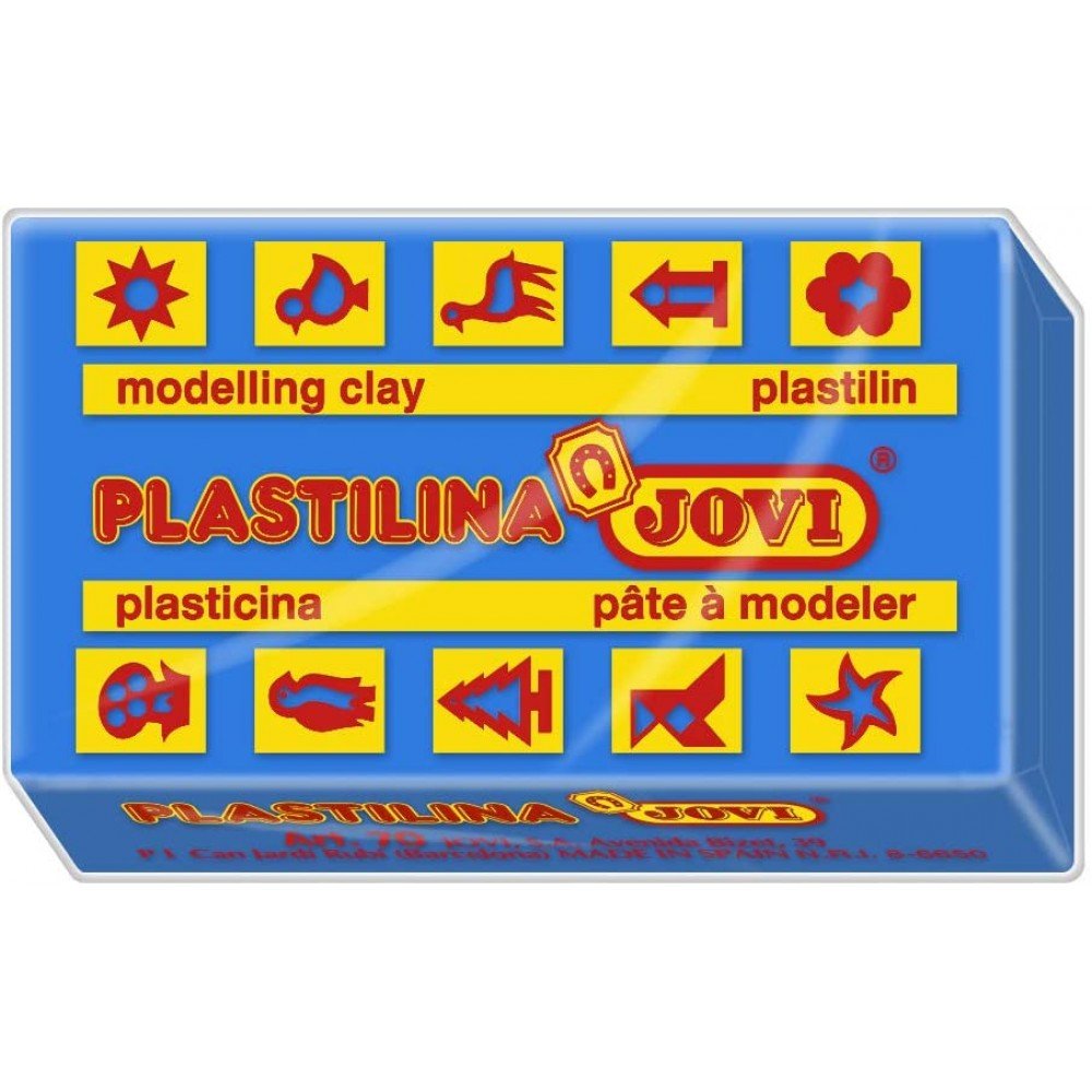 Jovi Plastilina Non-Drying Modelling Clay Pack of 30 Bars - SCOOBOO - 70-13 - Clay