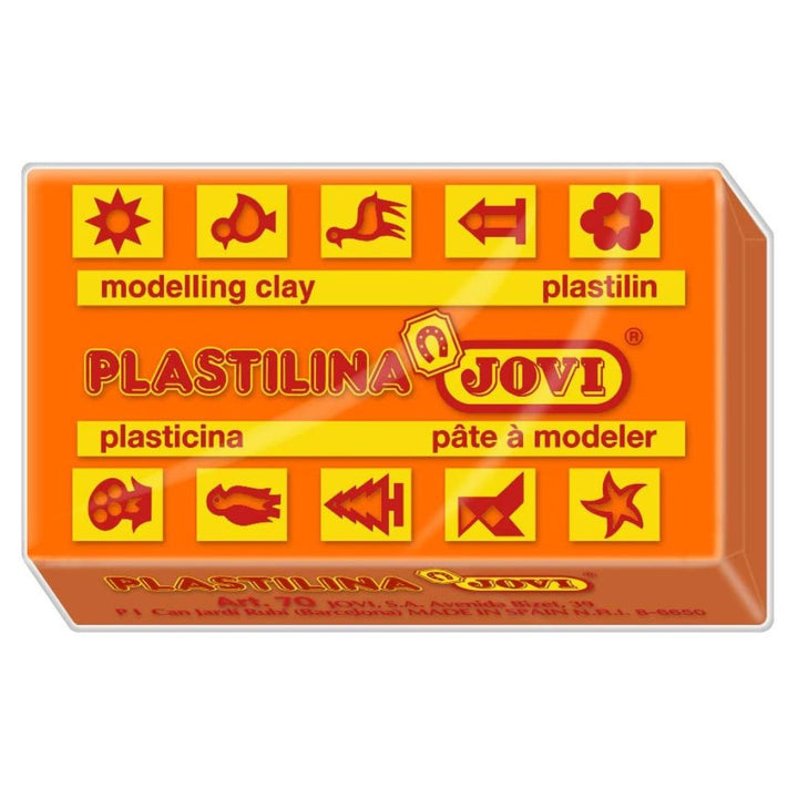 Jovi Plastilina Non-Drying Modelling Clay Pack of 30 Bars - SCOOBOO - 70-04 - Clay