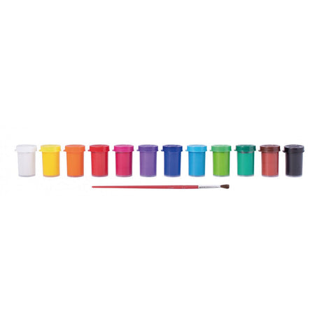 Jovi Poster Paint Box 12 Jars 15ml + Brush - SCOOBOO - 521 - Clay