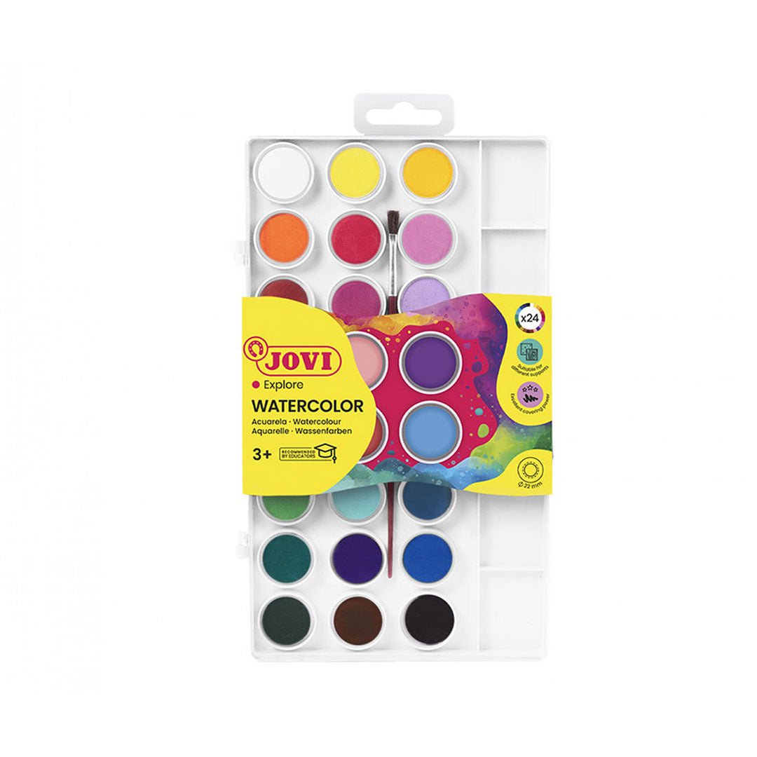 Jovi Watercolour Bar- Assorted Colors - SCOOBOO - 800/24 - Water Colors