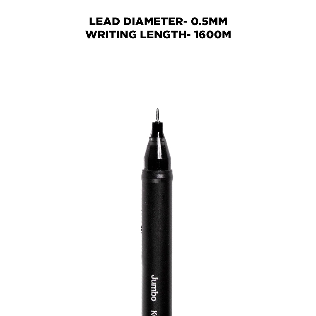 Jumbo Large Capacity 0.5mm Gel Pens-Pack of 10 - SCOOBOO - Jumbo Pack of 10 - Gel Pens