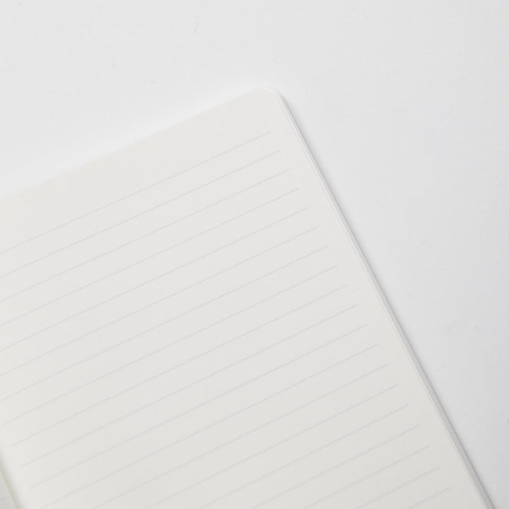 Kaco A5 PU Notebook with Midot Gel Pen Set - SCOOBOO - Kaco A5 Simple Notebook Set White - Ruled