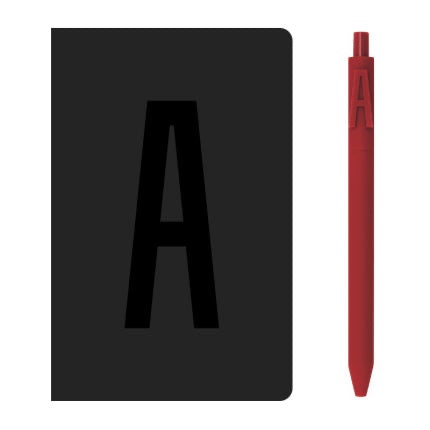 KACO A6 Notebook Letter Pen Set - SCOOBOO - Alpha Set A - Ruled
