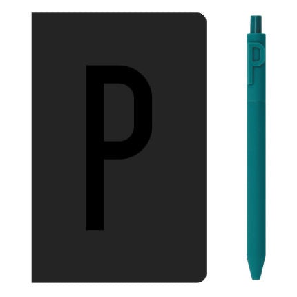 KACO A6 Notebook Letter Pen Set - SCOOBOO - Alpha Set P - Ruled