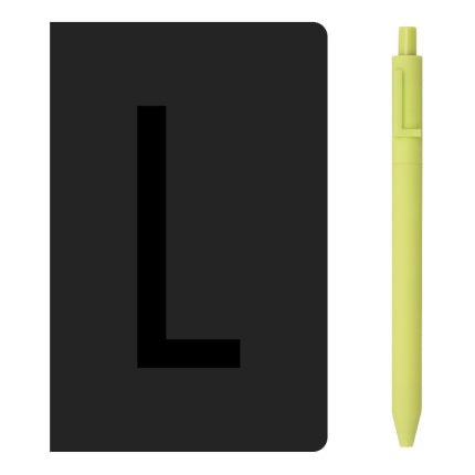KACO A6 Notebook Letter Pen Set - SCOOBOO - Alpha Set L - Ruled