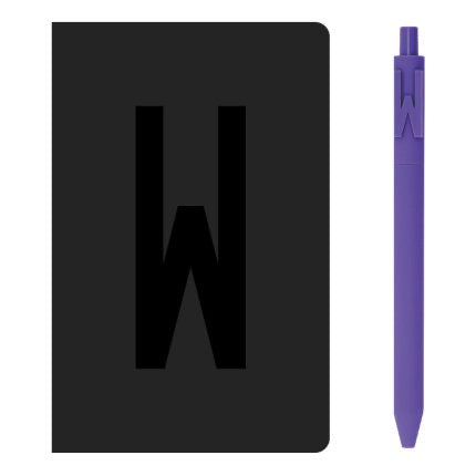 KACO A6 Notebook Letter Pen Set - SCOOBOO - Alpha Set W - Ruled