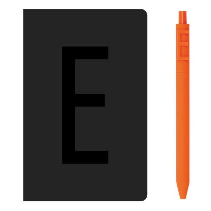 KACO A6 Notebook Letter Pen Set - SCOOBOO - Alpha Set E - Ruled