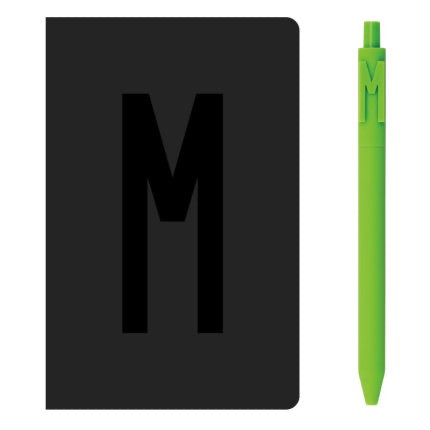 KACO A6 Notebook Letter Pen Set - SCOOBOO - Alpha Set M - Ruled