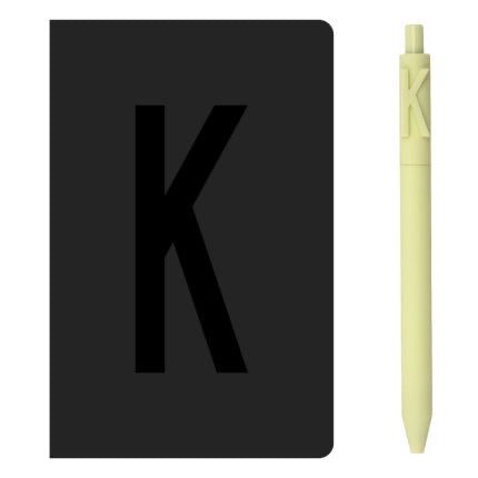 KACO A6 Notebook Letter Pen Set - SCOOBOO - Alpha Set K - Ruled