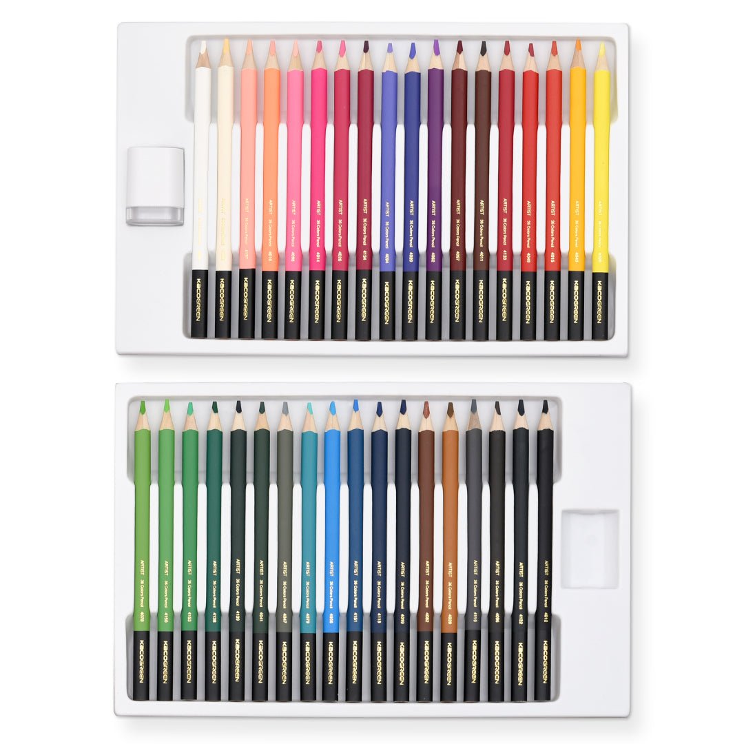 Kaco Artist Colour Pencils Set Of 36 - SCOOBOO - Coloured Pencils