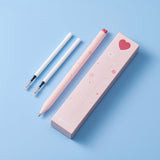 Kaco First Roller Sakura Pink Heart Pen - SCOOBOO - Gel Pens