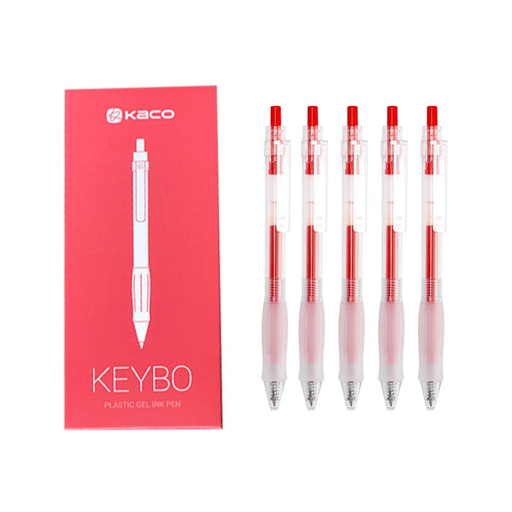 Kaco Keybo Gel Ink Pen- 5pcs/set - SCOOBOO - KB00010076 - GEL PENS