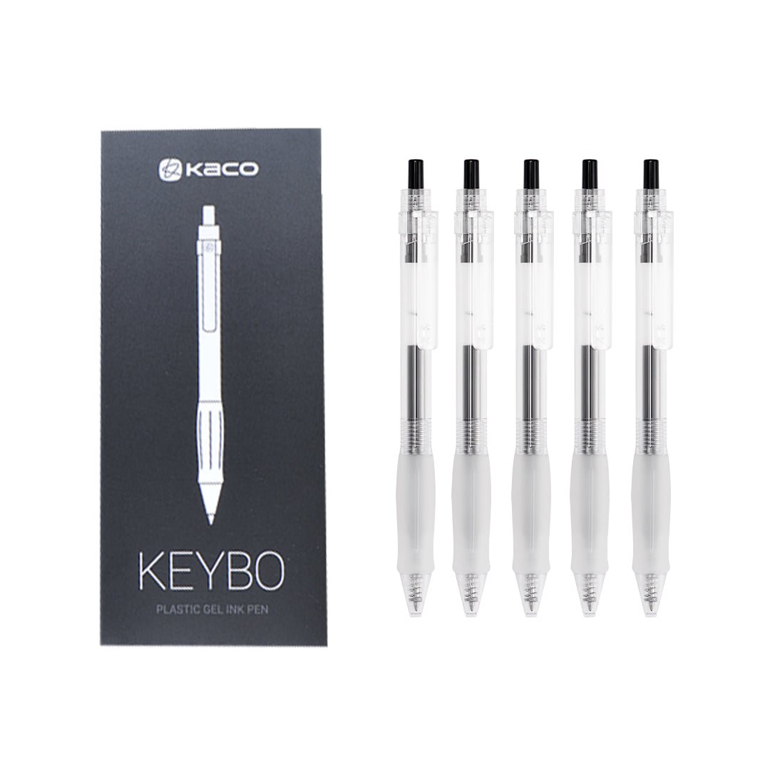 Kaco Keybo Gel Ink Pen- 5pcs/set - SCOOBOO - KB00010074 - GEL PENS