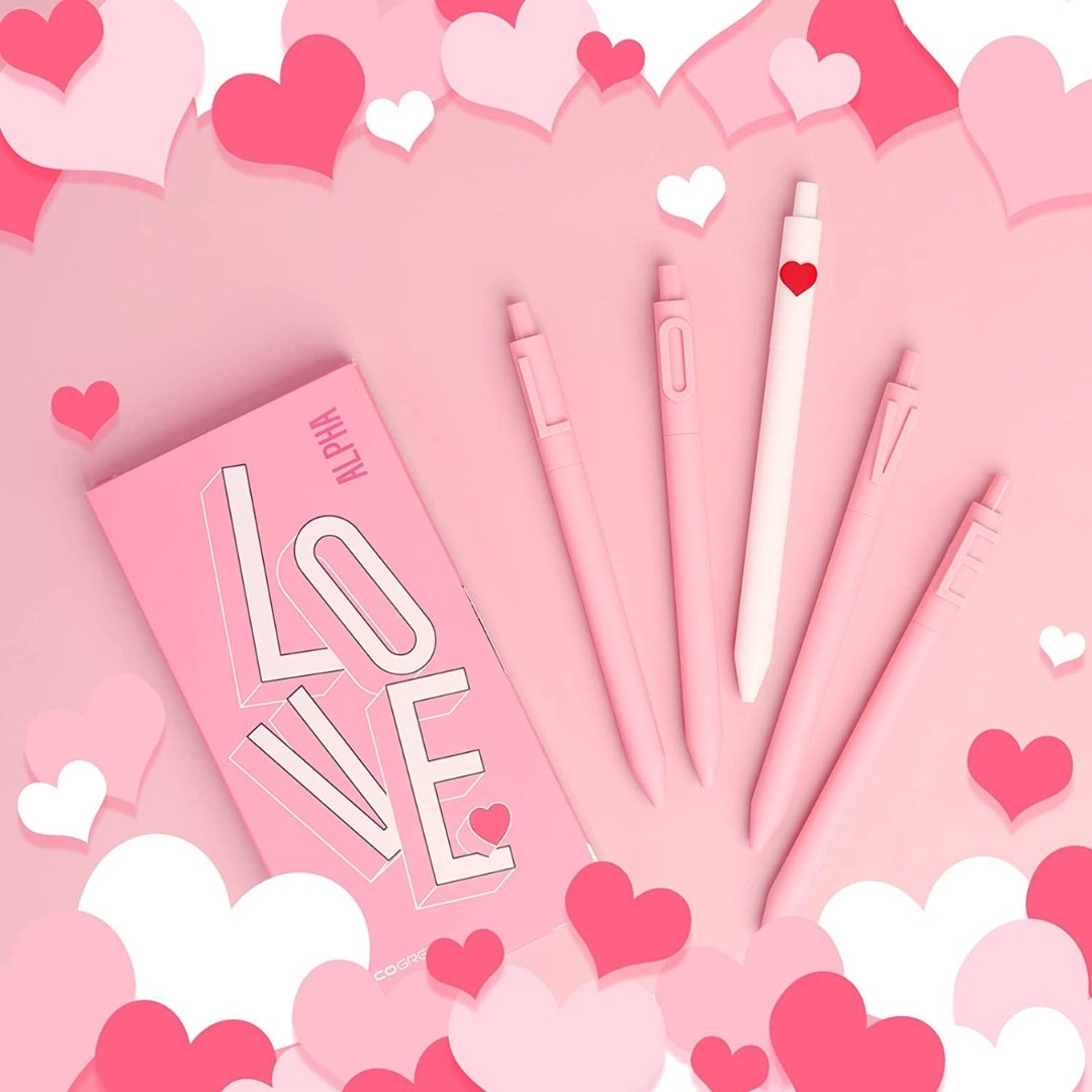 Kaco Love Gel Pen Set 0.5mm - SCOOBOO - Gel Pens