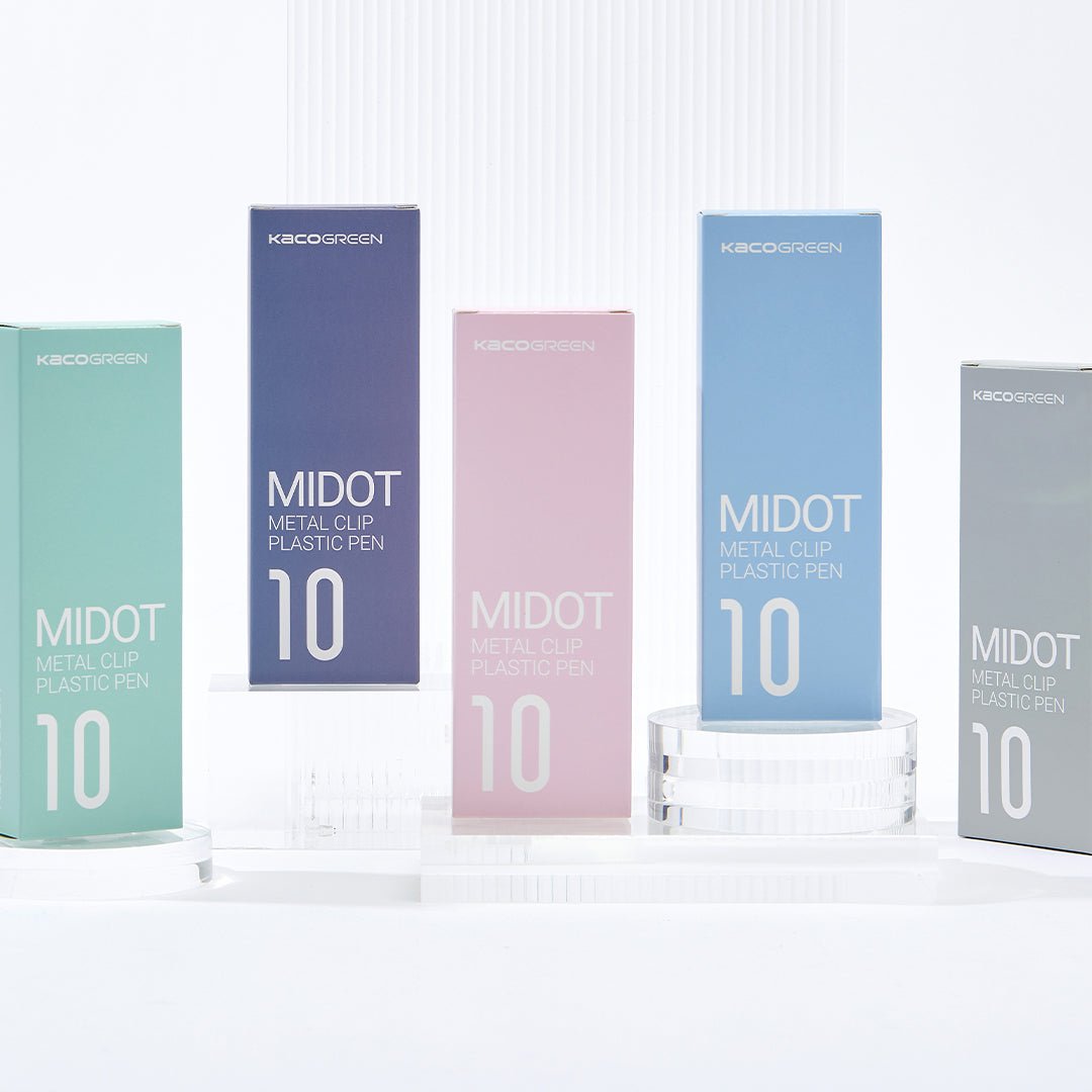 Kaco Midot gel Pen 0.5mm Black Ink - SCOOBOO - Gel Pens
