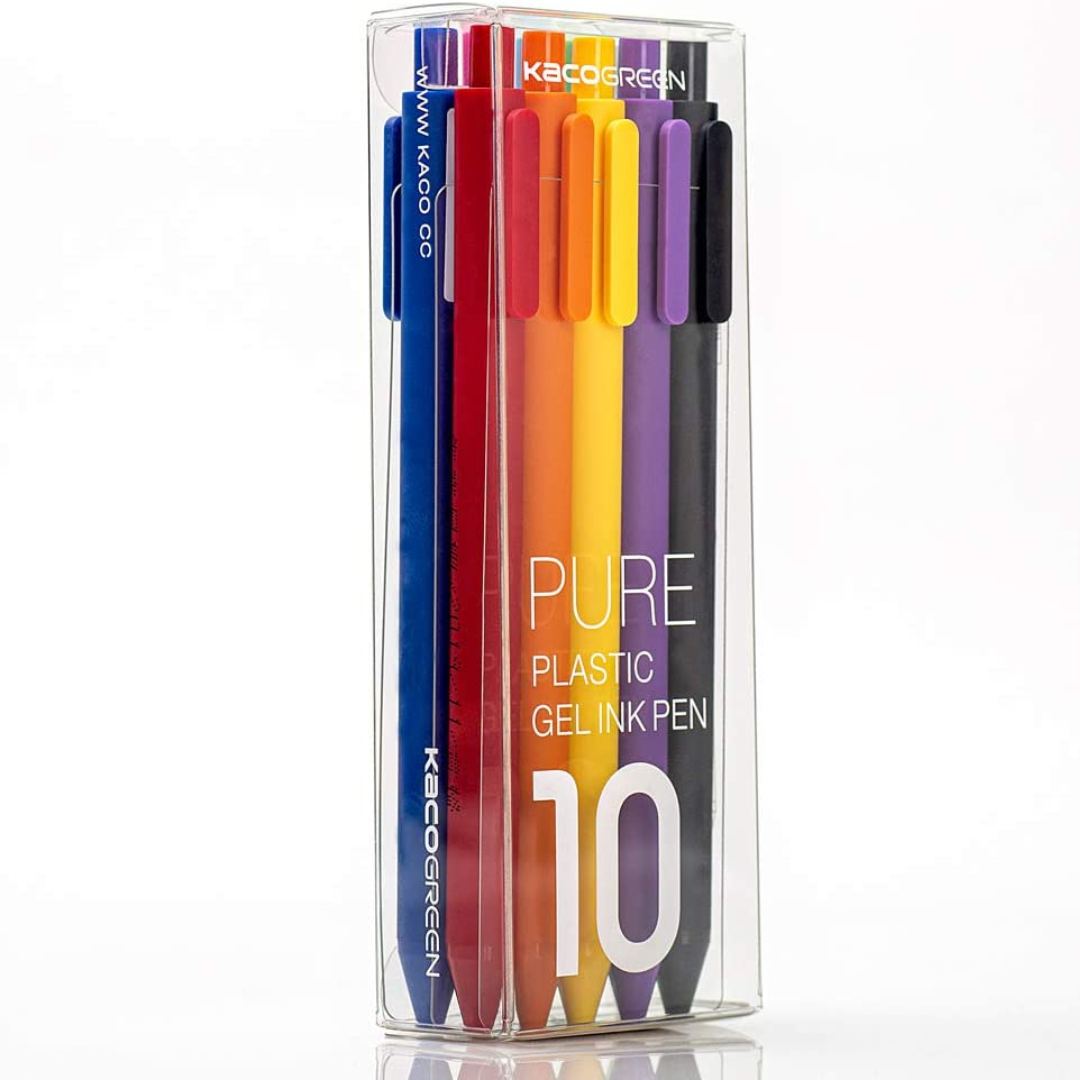 Kaco Pure Assorted colour Gel Pens - SCOOBOO - Pure-20 - Gel Pens