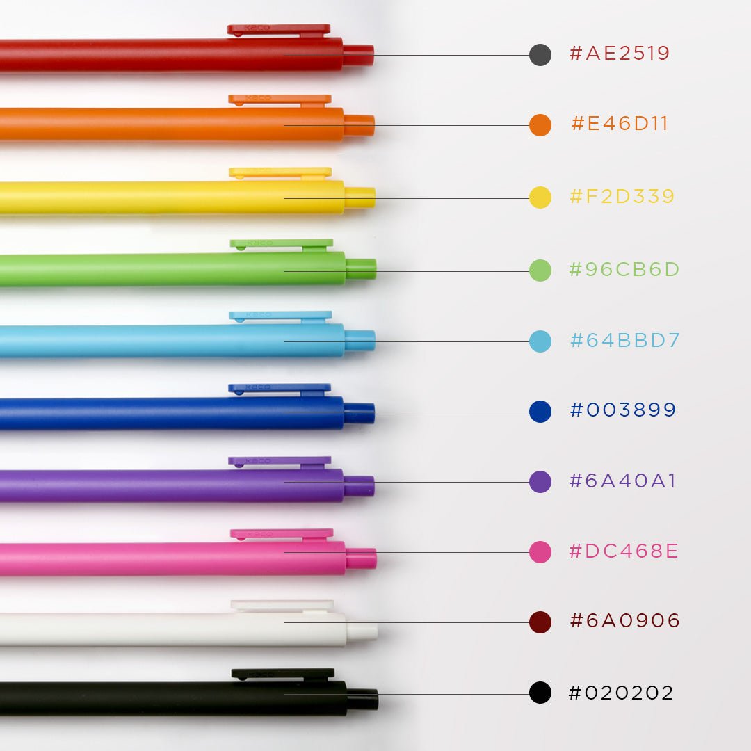 Gel pens 2025 assorted colors