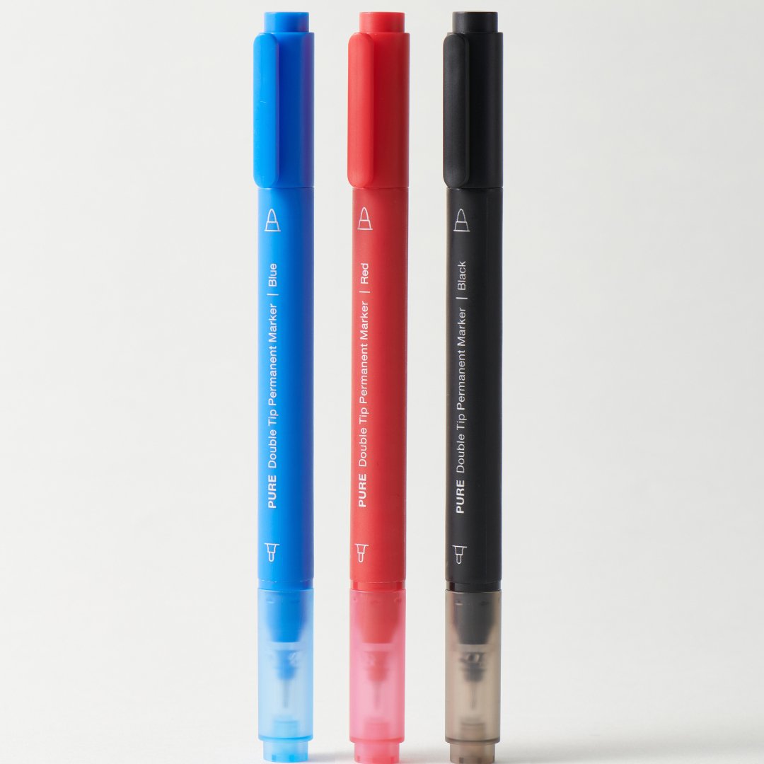 Kaco Pure Double Tip Permanent Marker - SCOOBOO - Permanent Markers