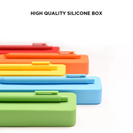 Kaco Pure Silicon Stationery Box - SCOOBOO - Pencil Cases & Pouches