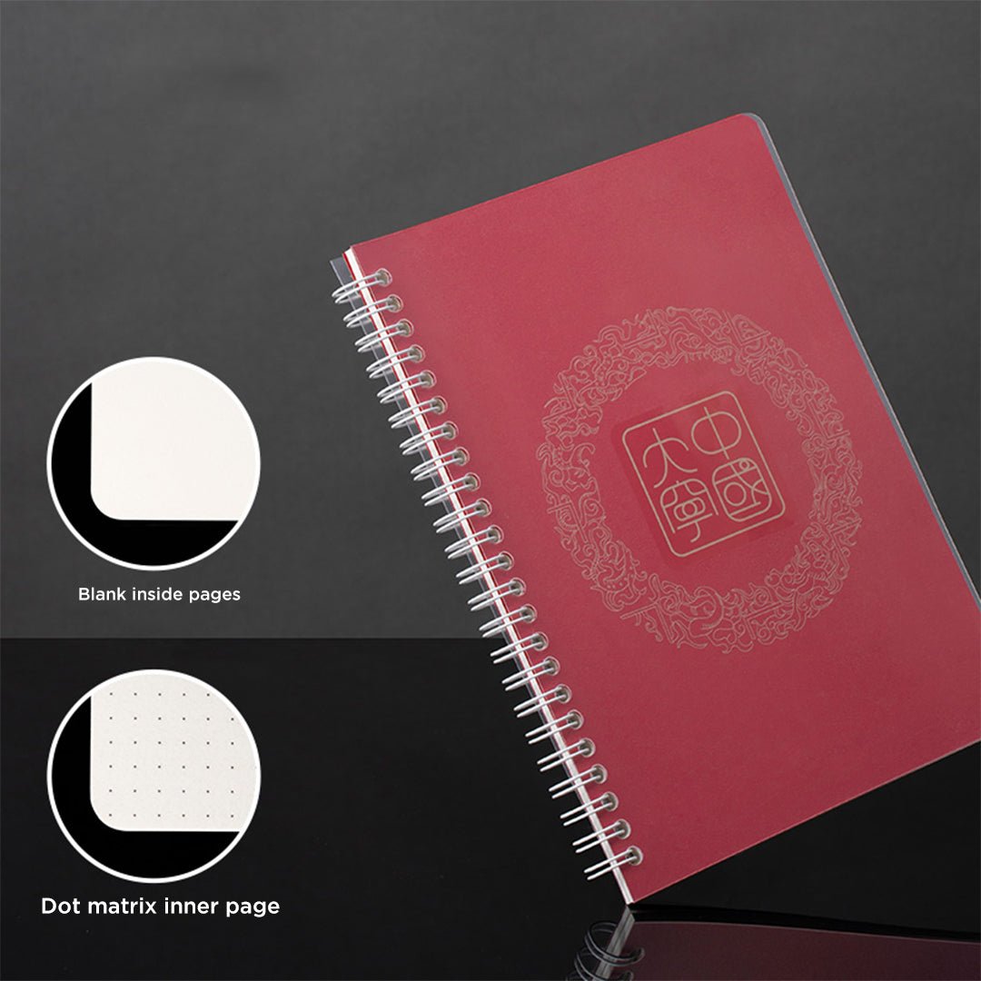 Kaco Red Alio Business Folder collaboration with National Museum of China - SCOOBOO - K1202 - Folders & Fillings