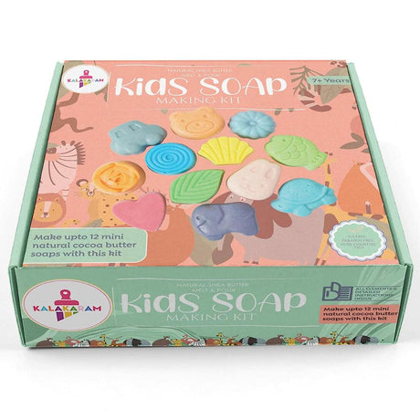 Kalakaram Kids Natural and Shea Butter Soap Making Kit - SCOOBOO - KKM2021K - DIY Box & Kids Art Kit