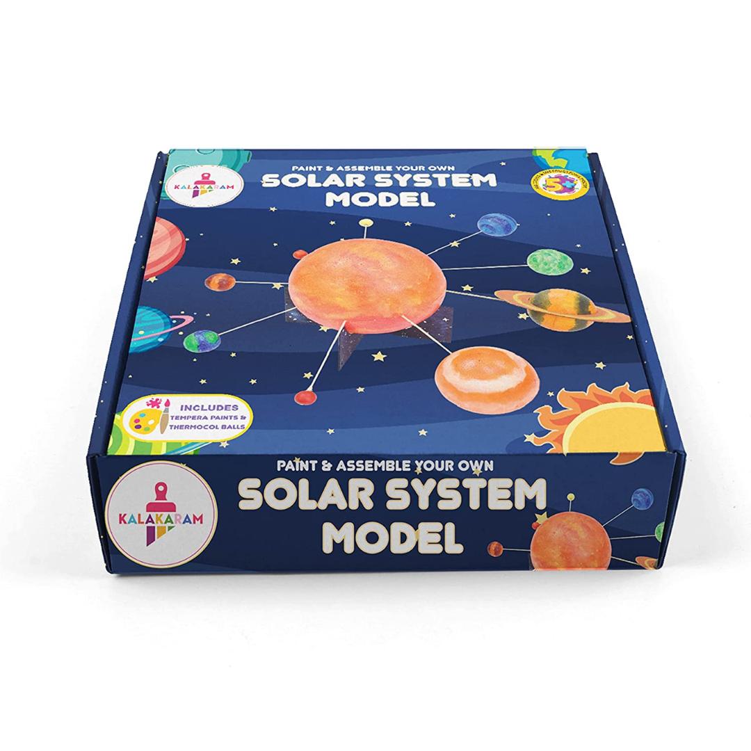 Kalakaram Kids Solar System Model Kit for Kids - SCOOBOO - KKM1761B - DIY Box & Kids Art Kit