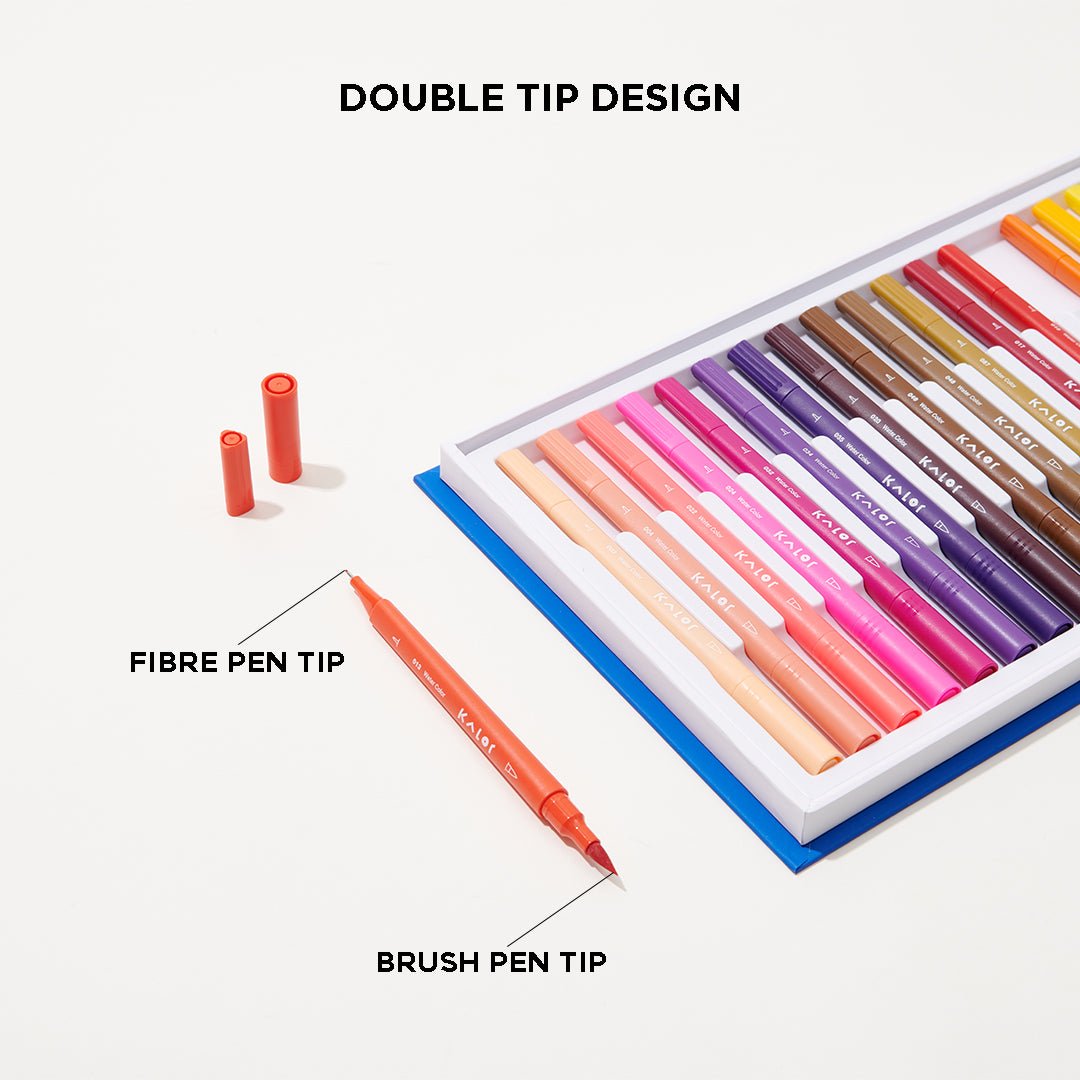 Kalor Watercolor Pen (double tip) - SCOOBOO - WP2207-01 - Highlighter