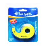 Kangaro Crystal Clear Tape TD-18/Y - SCOOBOO - TD-18Y - Tape Dispenser