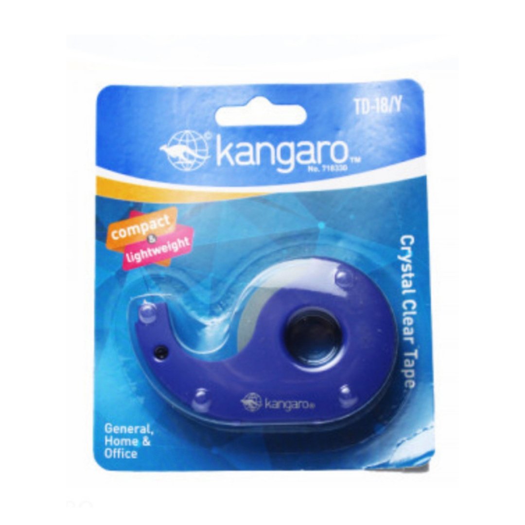 Kangaro Crystal Clear Tape TD-18/Y - SCOOBOO - TD-18Y - Tape Dispenser