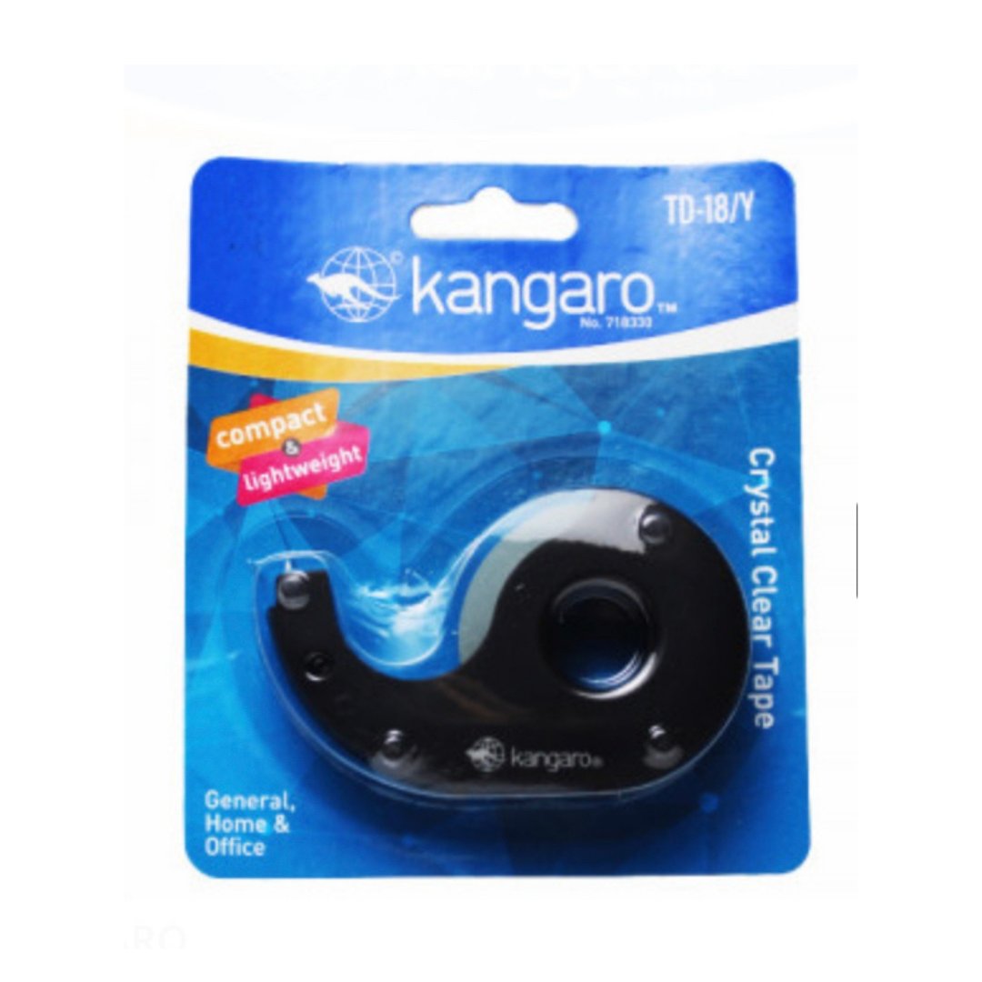 Kangaro Crystal Clear Tape TD-18/Y - SCOOBOO - TD-18Y - Tape Dispenser