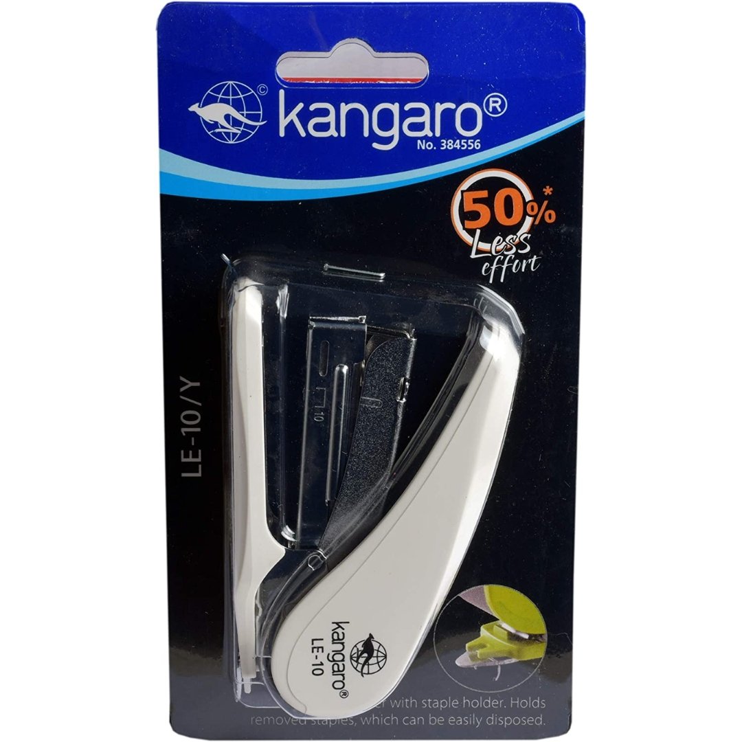 Kangaro Effort less Stapler - SCOOBOO - LE-10/Y - Stapler & Punches