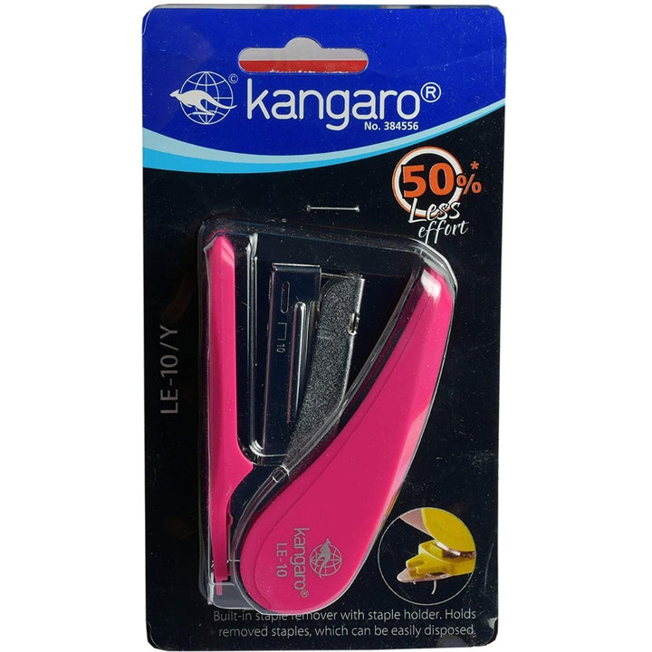 Kangaro Effort less Stapler - SCOOBOO - LE-10/Y - Stapler & Punches