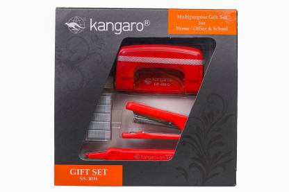 Kangaro Multipurpose gift set - SS 10H - SCOOBOO - SS-10H - Stapler & Punches
